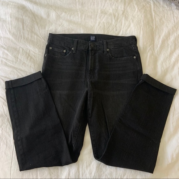 Gap Mid Rise Girlfriend Jeans Sz 29 Tall - Picture 1 of 8